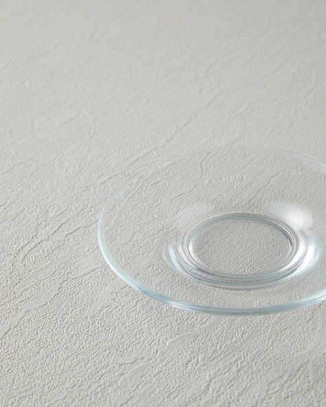 English Home Fitted Cam 6'Lı Çay Tabağı Şeffaf - Resim 3