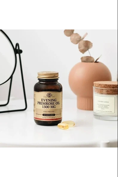 Solgar Evening Primrose 1300 mg 30 Kapsül 3 Adet - Resim 2