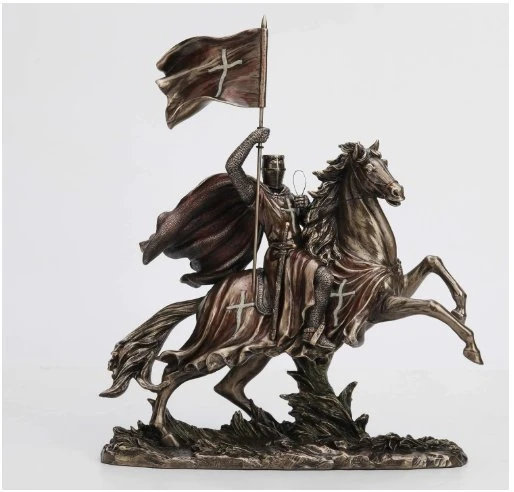 Veronese Design Ortaçağ Çağ Haçlı Seferleri Tapınak Şövalyesi - Resim 5