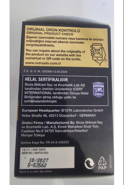 Nutraxin D3K2 120 Tablet 3 Adet - Resim 5