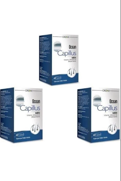 Ocean Capillus Men 60 Tablet 3 Adet ürün görseli
