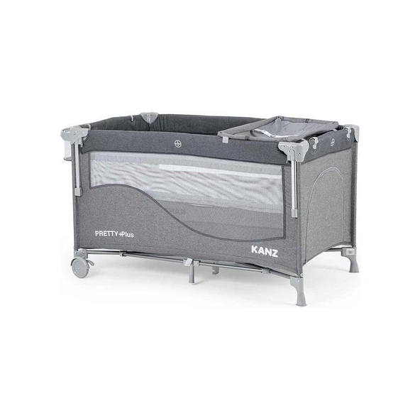 Kanz Pretty Plus Füme 70x120 cm Anne Yanı Park Yatak - Resim 2