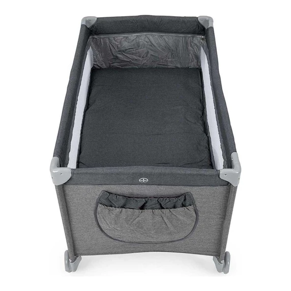 Kanz Pretty Plus Füme 70x120 cm Anne Yanı Park Yatak - Resim 5