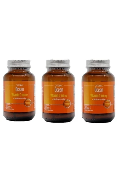 Ocean Vitamin C 1000 mg 30 Tablet 3 Adet - Resim 2