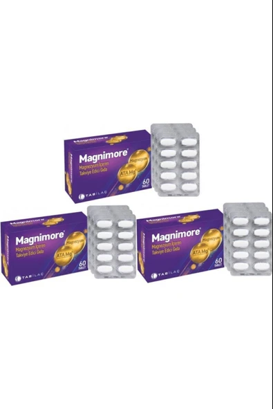 Magnimore 60 Tablet 3 Adet ürün görseli