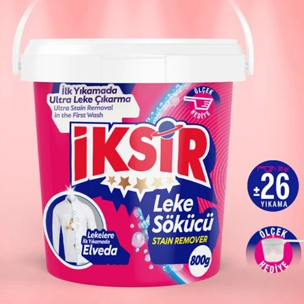 İksir Leke Sökücü 800Gr Ultra Güçlü Toz Leke Çıkarıcı ürün görseli 1