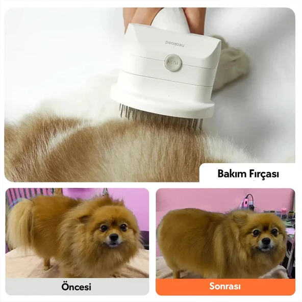 Neakasa S1 Pro 5 Başlıklı Kedi & Köpek Tıraş Makinesi - 8 i 1 Arada Vakumlu Bakım Seti - Resim 7