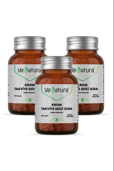 VeNatura Krom 90 Kapsül 3 Adet ürün görseli