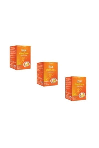 Ocean Vitamin C 1000 mg 30 Tablet 3 Adet ürün görseli