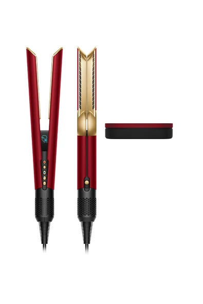 Dyson Airstrait Saç Düzleştirici Red Velvet/Gold İthalatçı Garantili ürün görseli 1