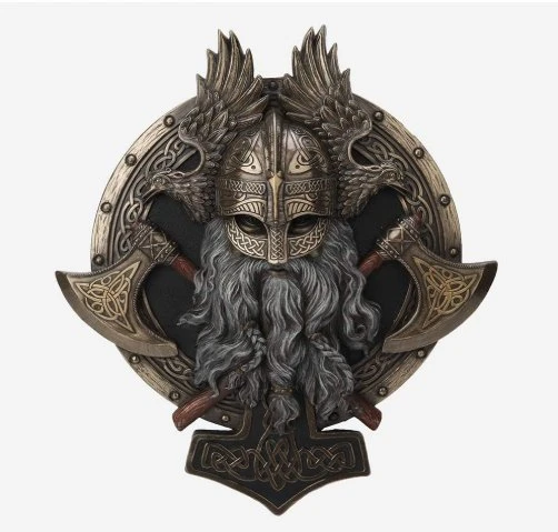 Veronese Design Viking Duvara Asmalı Valhalla Heykeli - Resim 4