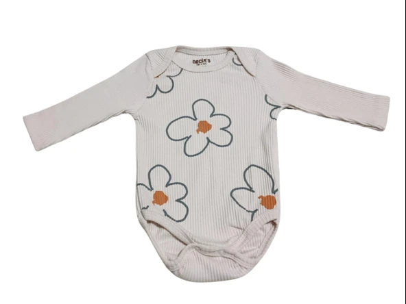 HANA ÇİÇEKLİ RAPORLU KIZ BODY ürün görseli