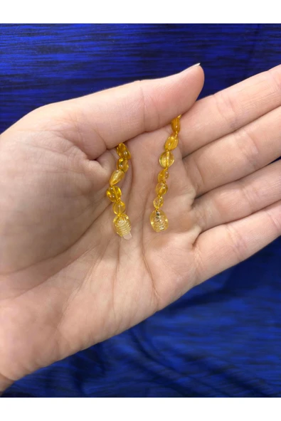 gemsartdeco KEHRİBAR KOLYE BEBEK - Resim 4