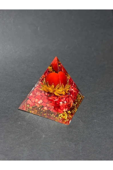 gemsartdeco ÇİLEK KUVARS ENERJİ ORGONİTİ ürün görseli