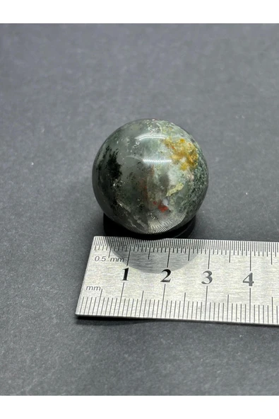 gemsartdeco KAN TAŞI DOĞALTAŞ KÜRE - Resim 5