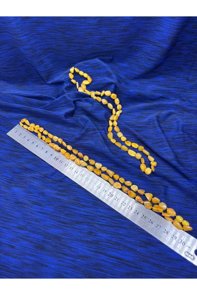 gemsartdeco YASSI KEHRİBAR KOLYE - Resim 2