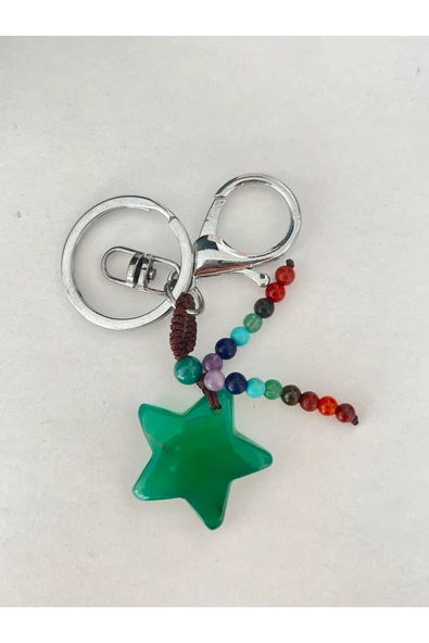 gemsartdeco DOĞALTAŞ ANAHTARLIK CHARM -SPRİTÜEL ŞANS SEÇİMİ- - Resim 4