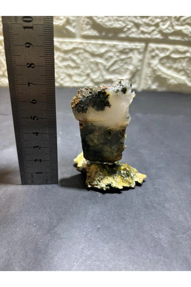 gemsartdeco Manzaralı Akik Doğaltaş 2'li Stantlı - Resim 2