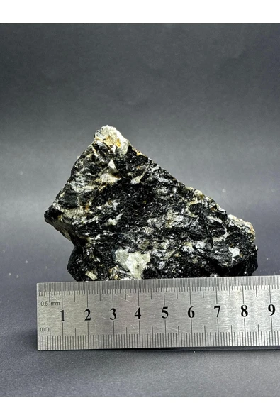 gemsartdeco TURMALİN DOĞALTAŞ NEGATİF ENERJİ KALKANI KÜTLE - Resim 6