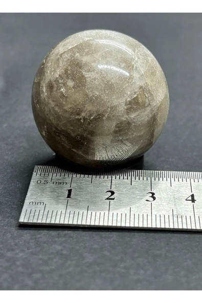 gemsartdeco DUMANLI KUVARS KÜRE DOĞALTAŞ - Resim 5