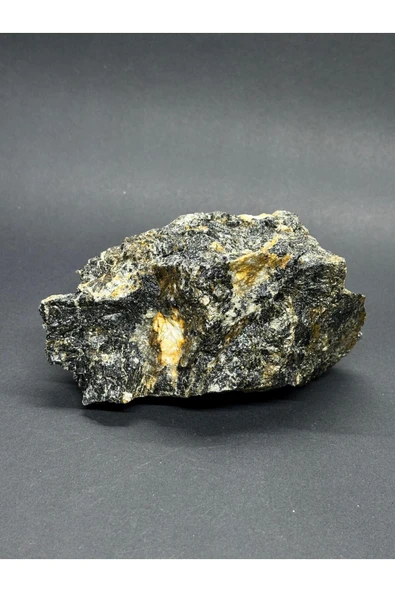 gemsartdeco TURMALİN DOĞALTAŞ NEGATİF ENERJİ KALKANI KÜTLE - Resim 2