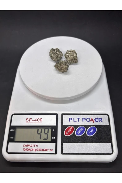 gemsartdeco PERU PİRİT DOĞALTAŞ 3 ADET - Resim 3