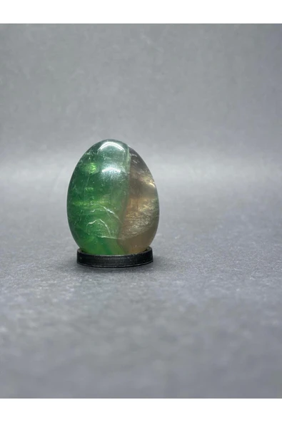 gemsartdeco FLORİT YUMURTA DOĞALTAŞ - Resim 2