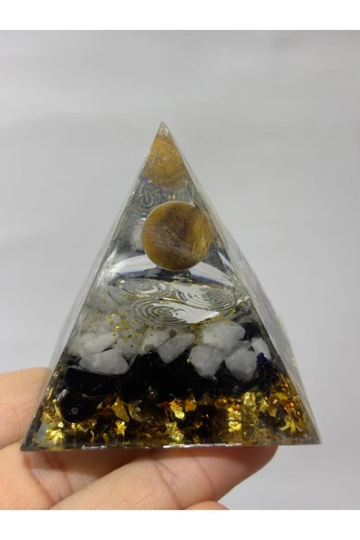 gemsartdeco KAPLANGÖZÜ TRİSKELE SEMBOLLÜ YAŞAM DÖNGÜSÜ ORGONİT - Resim 3