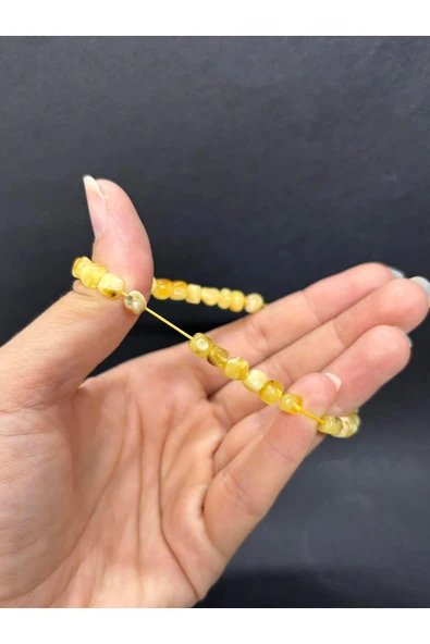 gemsartdeco LİTVANYA KEHRİBAR BİLEKLİK İNCE MODEL - Resim 5