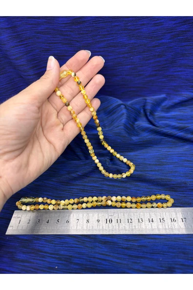 gemsartdeco ÇOCUK BOY KEHRİBAR KOLYE - Resim 3