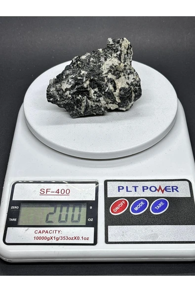 gemsartdeco TURMALİN DOĞALTAŞ NEGATİF ENERJİ KALKANI KÜTLE - Resim 5