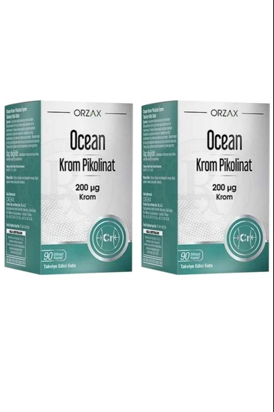 Ocean Krom Pikolinat 20 Mcg 90 Kapsül 2 Adet ürün görseli