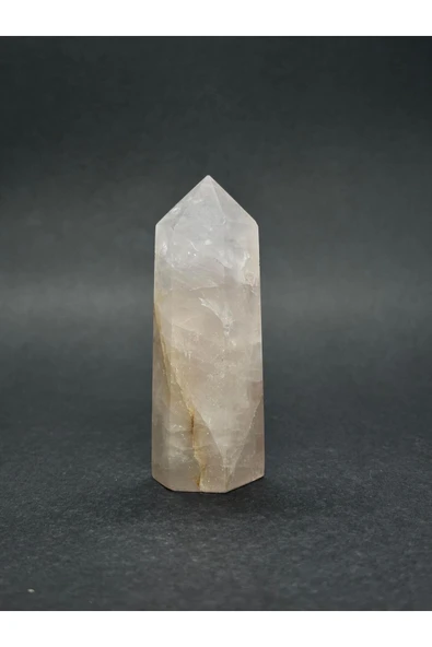 gemsartdeco PEMBE KUVARS KULE DOĞALTAŞ ürün görseli