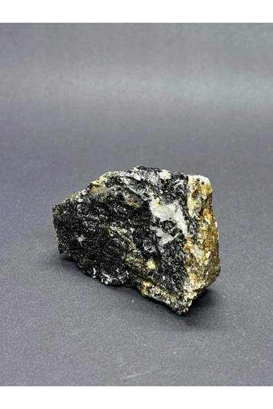 gemsartdeco TURMALİN DOĞALTAŞ NEGATİF ENERJİ KALKANI KÜTLE - Resim 4