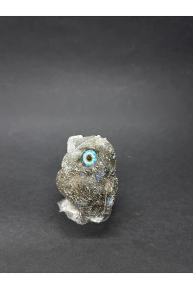 gemsartdeco LABRADORİT BAYKUŞ ORGONİTİ - Resim 2