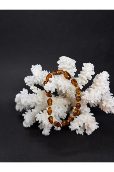 gemsartdeco BEBEK-ÇOCUK KEHRİBAR BİLEKLİK ürün görseli