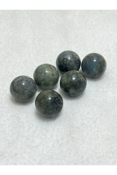 gemsartdeco Labrodorit Mini Küre Doğaltaş 3. Göz - Resim 2