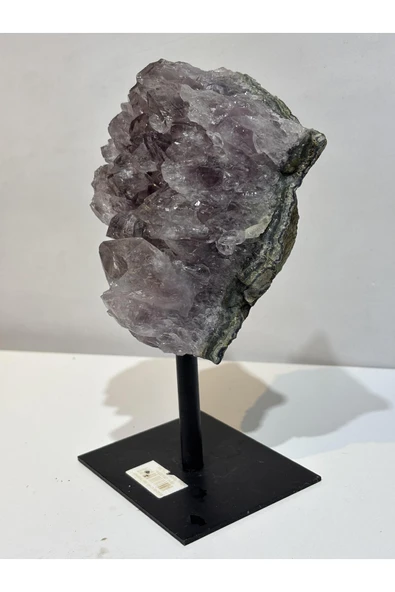 gemsartdeco BREZİLYA AMETİST DOĞALTAŞ SİYAH DEMİR STANTLI - Resim 8