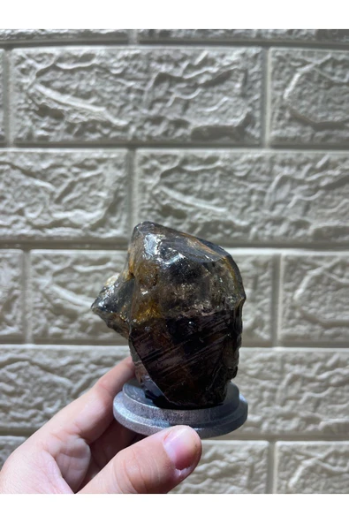 gemsartdeco Stantlı Morion Doğaltaş - Resim 3