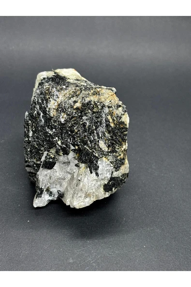 gemsartdeco TURMALİN DOĞALTAŞ NEGATİF ENERJİ KALKANI KÜTLE - Resim 2