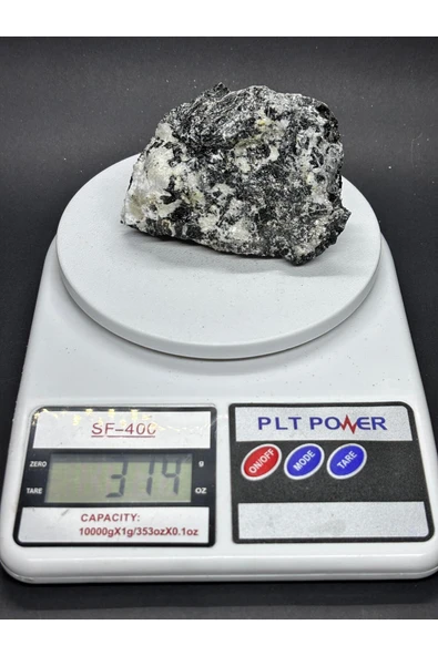 gemsartdeco TURMALİN DOĞALTAŞ NEGATİF ENERJİ KALKANI KÜTLE - Resim 5