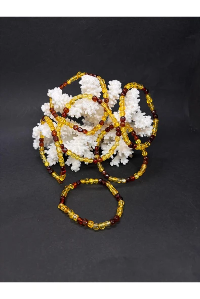 gemsartdeco KEHRİBAR BİLEKLİK LİTVANYA STİL ürün görseli