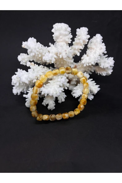 gemsartdeco KADIN KEHRİBAR BİLEKLİK ürün görseli