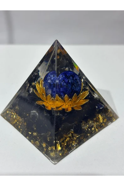 gemsartdeco LACİVERT YILDIZ TAŞLI ŞANS ORGONİTİ ürün görseli 1