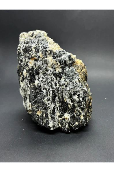 gemsartdeco TURMALİN DOĞALTAŞ NEGATİF ENERJİ KALKANI KÜTLE - Resim 2