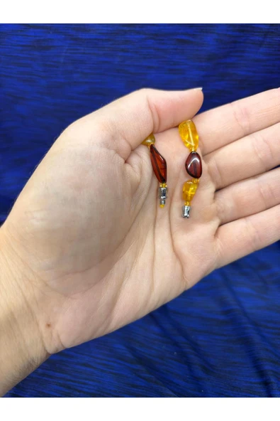 gemsartdeco KEHRİBAR KOLYE LİTVANYA BALTIC - Resim 4