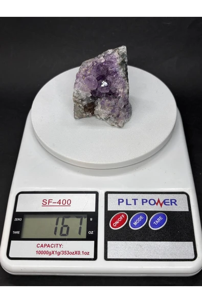 gemsartdeco BREZİLYA AMETİST DOĞALTAŞ JEOT 1 ADET - Resim 6