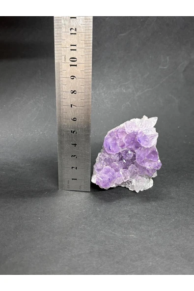 gemsartdeco BREZİLYA AMETİST DOĞALTAŞ JEOT 1 ADET - Resim 5