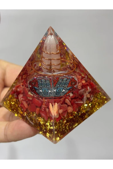 gemsartdeco ÇİLEK KUVARS ENERJİ ORGONİTİ - Resim 4