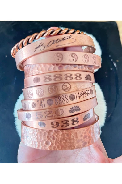 gemsartdeco BAKIR BİLEKLİK (%100 SAF BAKIR) ürün görseli